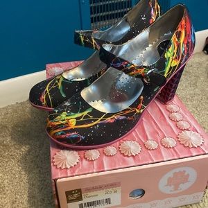 Hot chocolate high heels rainbow with box
